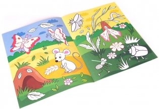 Первые букашки. Раскраска для самых маленьких фото книги 2