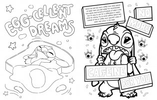 Disney Stitch - Wave Your Worries Away Colouring Book фото книги 4