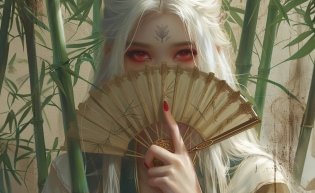 Кардхолдер. Маньхуа. Принцесса с веером (в форме книжки, 215х65 мм) фото книги