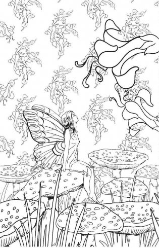 Загадочный лес. Мини-раскраска-антистресс для творчества и вдохновения фото книги 6