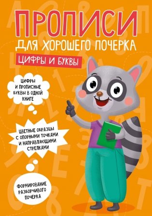 Прописи для хорошего почерка. Цифры и буквы фото книги