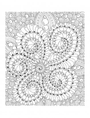 Дзен-дудлинг. Успокаивающие узоры. Раскрашивайте восхитительные орнаменты и снимайте стресс фото книги 5