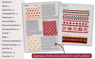 Keiko Okamoto's Japanese Knitting Stitches: A Dictionary of 150 Versatile Stitch Patterns with 7 Sample Projects фото книги 3