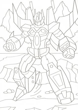 Раскраска. Город роботов фото книги 4