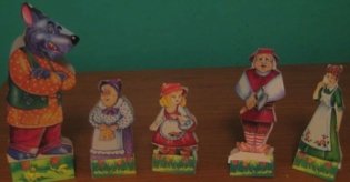 Домашний театр. Книжка-игрушка. Собираем без клея. В 6-ти выпусках. Выпуск 3: Дюймовочка. Красная шапочка. Подарки феи. Госпожа Метелица фото книги 4