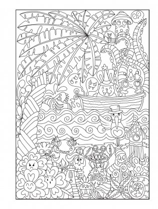 Creative Haven Haunted! Coloring Book фото книги 4