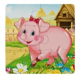 Кто как говорит.Книга с 5 пазлами фото книги 4