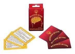 Карточная коммуникативная игра "Мозговой штурм" фото книги