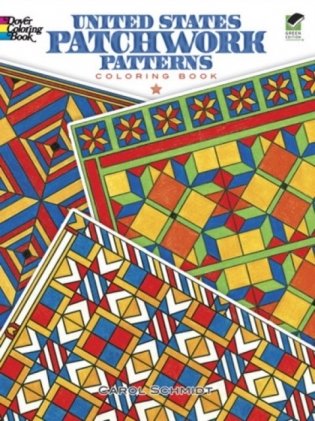 United States Patchwork Patterns Coloring Book фото книги