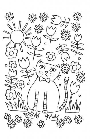 Кототерапия. Мини-раскраска-антистресс для творчества и вдохновения фото книги 9