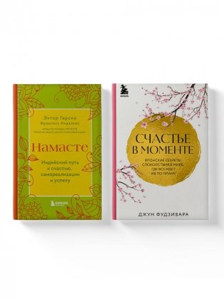 Комплект из 2-х книг. Намасте+Счастье в моменте (ИК) фото книги