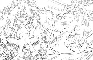 DC: Super-Villains: the official colouring book фото книги 8