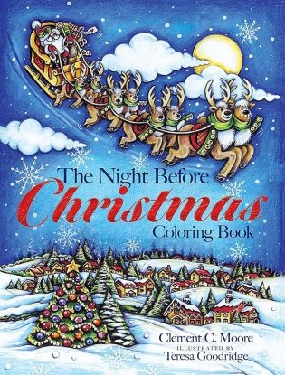 The Night Before Christmas Coloring Book фото книги