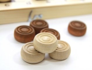 Настольная игра "Шашки" (деревянные) фото книги 2