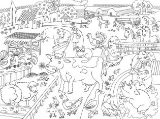 Мега раскраска "Агроферма" фото книги 2