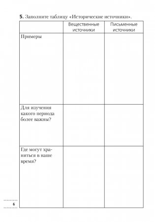 История Беларуси с древнейших времен до конца XV в. 6 класс. Рабочая тетрадь. ГРИФ фото книги 5