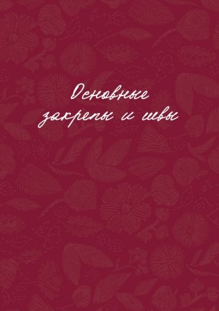 Вышивка для начинающих. Простые швы, стежки и фигуры фото книги 6