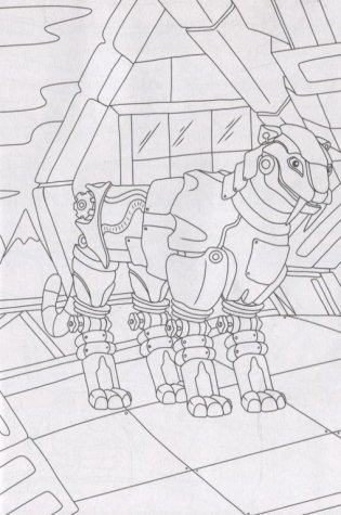 Раскраска роботы фото книги 6