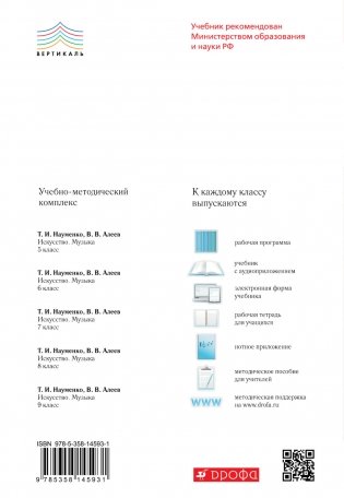 Искусство. Музыка. Дневник музыкальных размышлений. 7 класс. Вертикаль. ФГОС фото книги 2