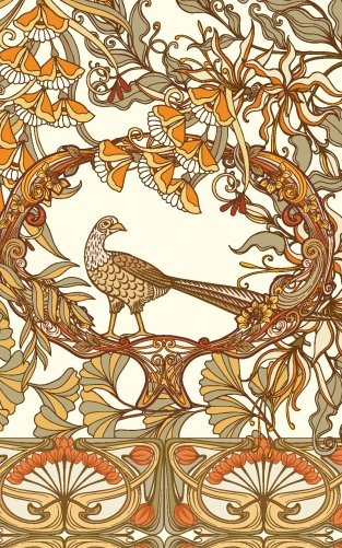 Ежедневник Art Nouveau (коричневая обложка) фото книги 3