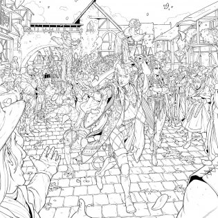 Critical Role: The Mighty Nein Coloring Book фото книги 7