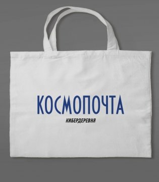Сумка холщовая «Кибердеревня: Космопочта» фото книги