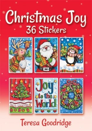 Christmas Joy 36 Stickers фото книги