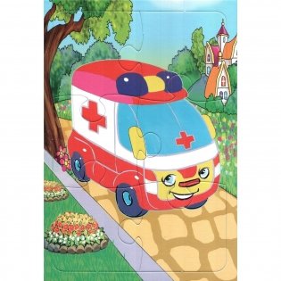Пазл Скорая помощь, 6 элементов фото книги