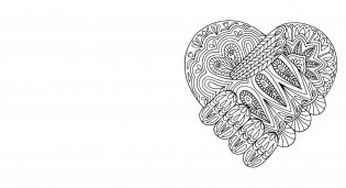 Love and Peace Colouring Book фото книги 4