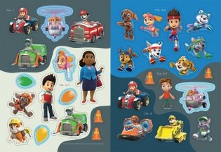 Щенячий патруль. Многоразовые наклейки фото книги 2