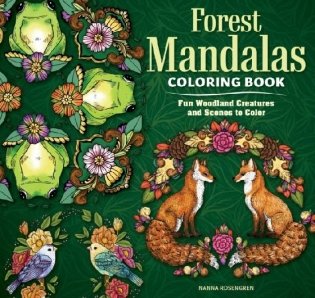 Forest mandalas coloring book фото книги