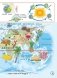 Мой первый атлас мира с наклейками фото книги маленькое 3