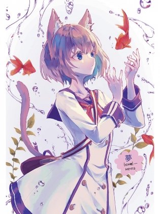 Блокнот Anime Magic. Заклинание (девочка с рыбами) фото книги 8