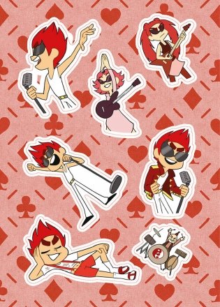 Лист Стикеров "13 Карт: Данте. Земля Королей" фото книги