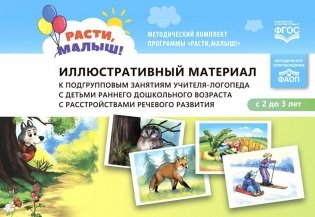 Иллюстративный материал к подгрупповым занятиям учителя-логопеда с детьми раннего дошкольного возраста с расстройствами речевого развития фото книги