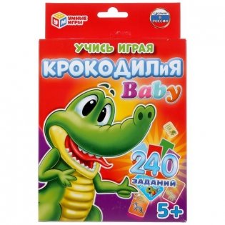 Карточная игра "КрокодилиЯ Baby" (80 карточек) фото книги