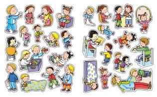 В детском саду (с наклейками) фото книги 3