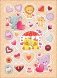100 наклеек. Сердечки фото книги маленькое 4