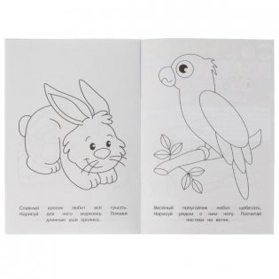 Раскраска-малышка. Милые питомцы. 16 заданий фото книги 3