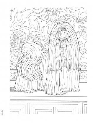Creative Haven the Dog Lovers' Coloring Book фото книги 10