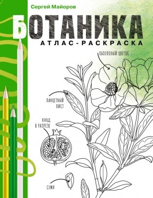 Ботаника. Атлас-раскраска фото книги