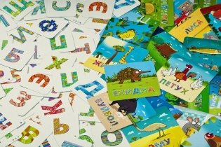 Набор игр "Читатель": "Зверобуквы", "Читай-Хватай" фото книги 10