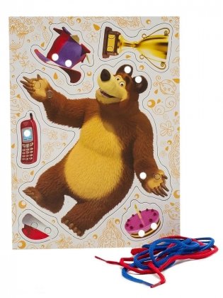 Маша и Медведь. Шнуровка "Миша" фото книги 2