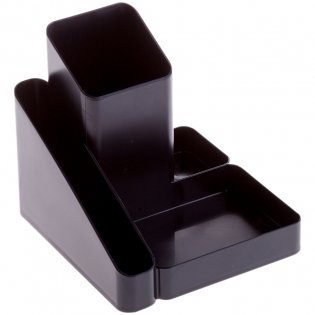 Подставка для канцелярских принадлежностей "Имидж", черная фото книги