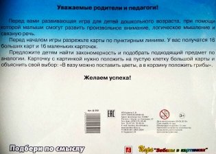 Игра «Подбери по смыслу» фото книги 2