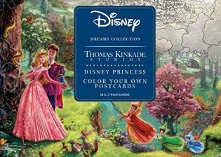 Disney Dreams Collection Thomas Kinkade Studios Disney Princess Color Your Own P фото книги