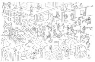 Раскраска-виммельбух. Для мальчиков фото книги 2