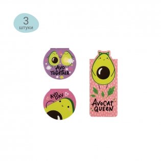 Закладки магнитные для книг, 3 шт., MESHU "Avocat". Арт. MS_46713 фото книги 2