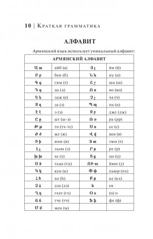 Армянский язык. 4-в-1: грамматика, разговорник, армянско-русский словарь, русско-армянский словарь фото книги 3