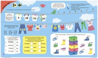 Интерактивная таблица умножения с наклейками фото книги 4